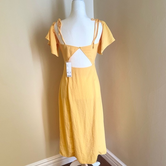 Urban Outfitters Boardwalk Cold Shoulder Midi Dress - Picture 3 of 13